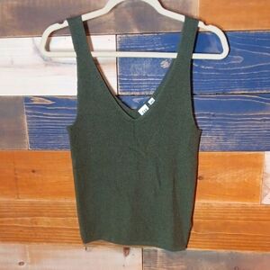 Gap Knit Tank S NWT Sage Green
